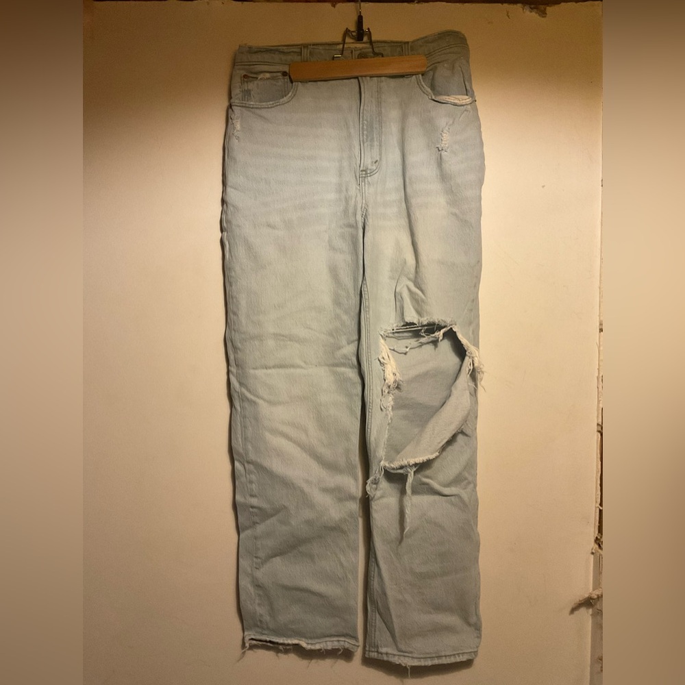 Abercrombie 90s straight high-rise curve love jeans
